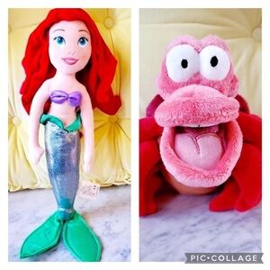 Disney The Little‎ Mermaid Plush Collection Set with Sebastian Crab